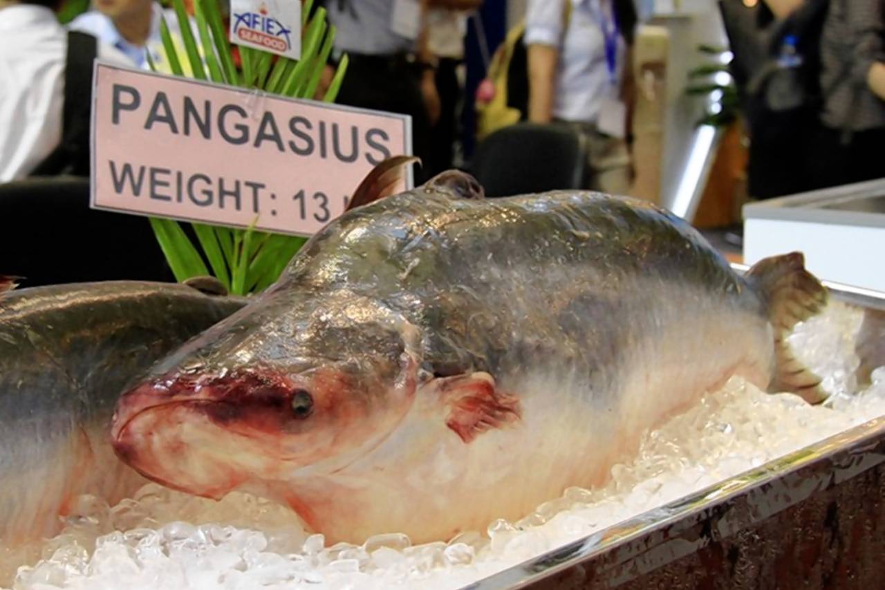 Cá tra việt được bán tại siêu thị nước ngoài