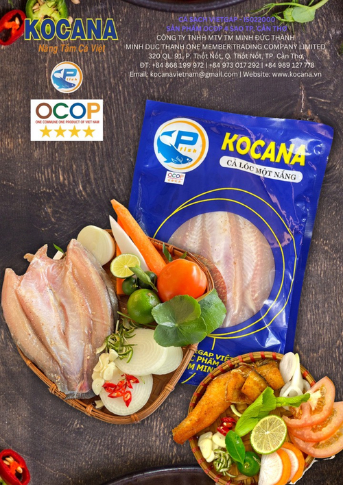 Khô cá lóc một nắng